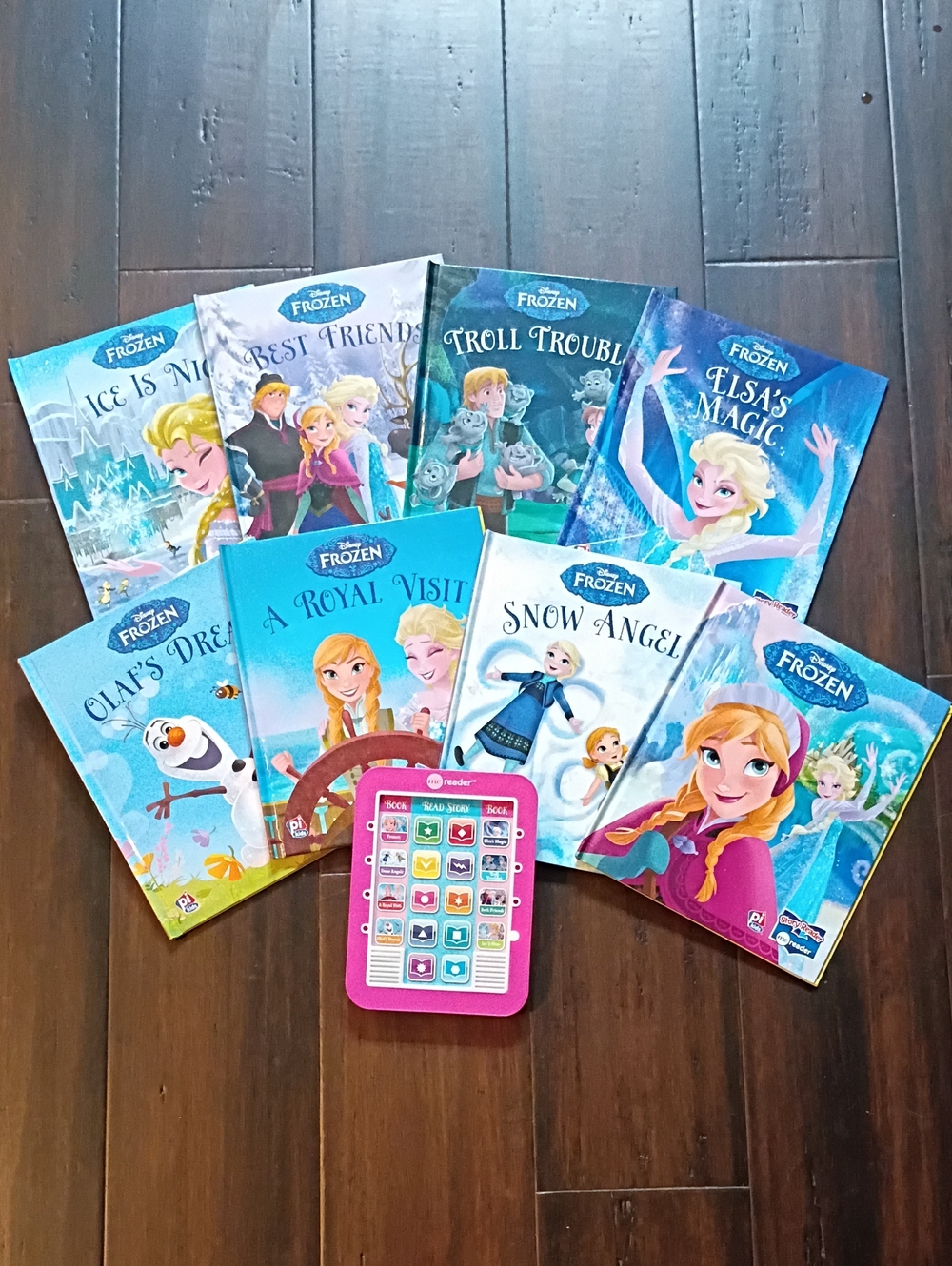Disney Frozen Book Collection with Pink Learning Tablet